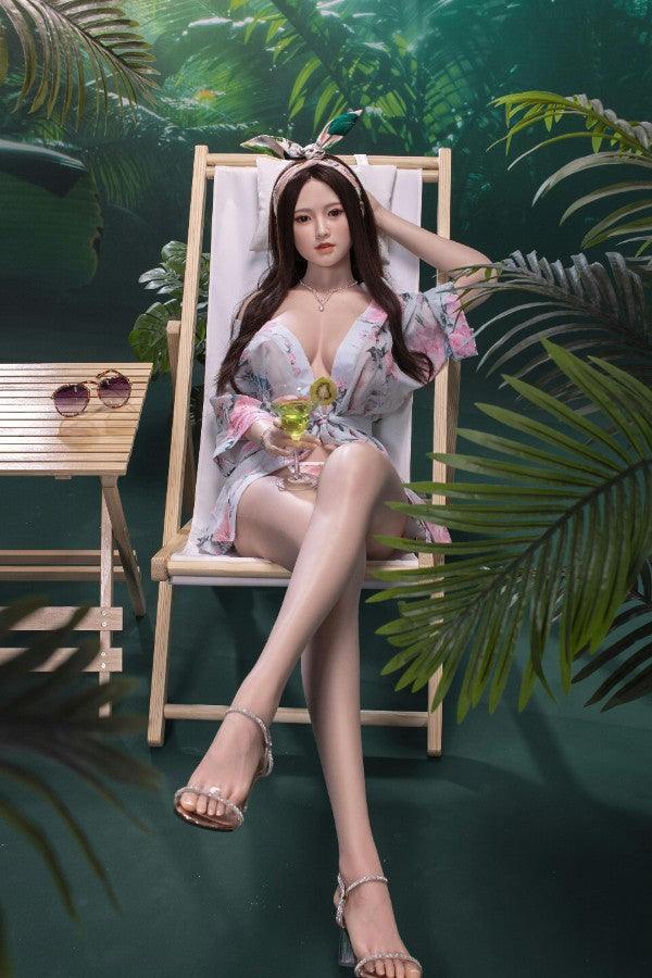 158cm/5.18ft D Cup Medium Breasts Silicone Full Size Realistic Sex Doll - Donna - Paradisexdoll
